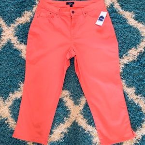Great Northwest Indigo peach Capris